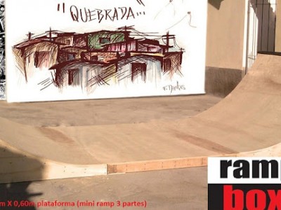 Mini ramp modelo " XHARD " Mini Ramp EXCLUSIVO Ramp in Box.