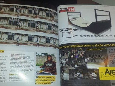 Campanha Ramp in Box Dez. 2013 - Revista Tribo Skate - Edição 218