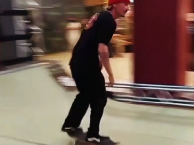 Lucas Xaparral, fazendo um rolê na nossa miniramp no Shopping Colinas - modelo SS BOSS